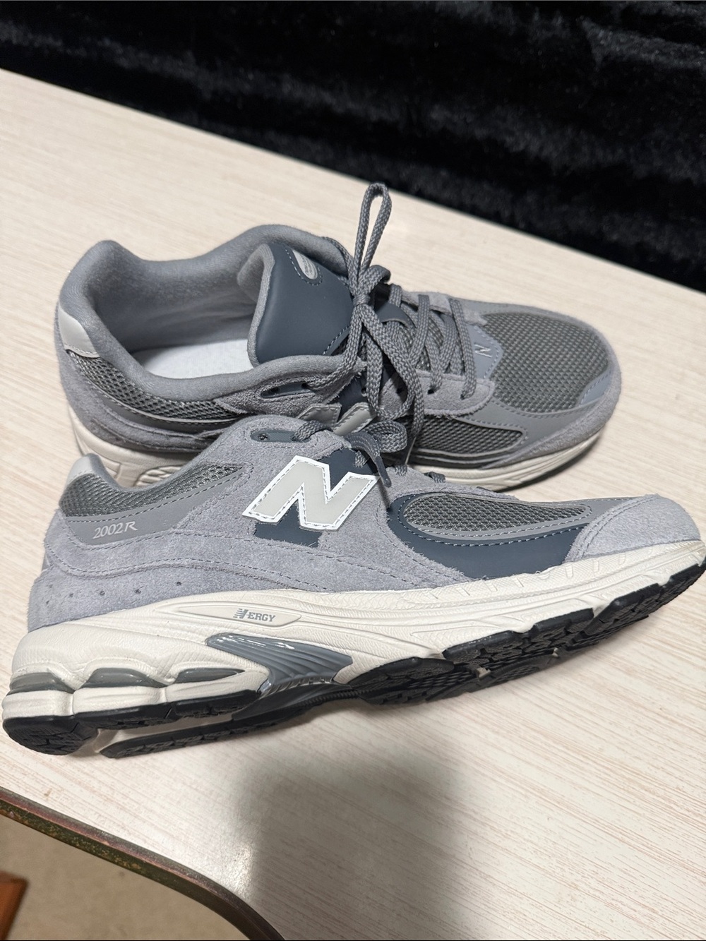 New Balance GS Gray Athletic 2002R Sneakers